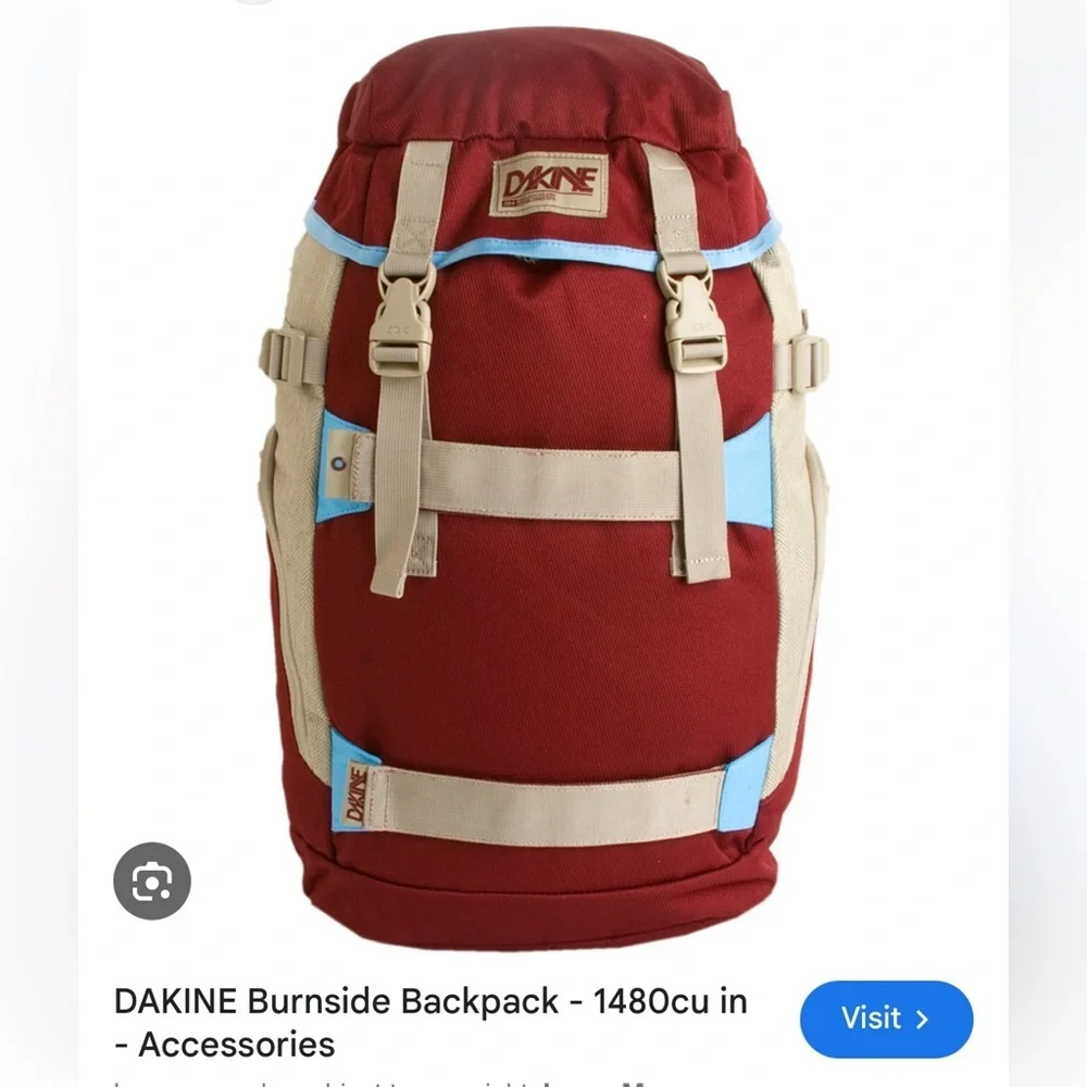 DAKINE Burnside Lap Top Back Pack - Blocks - rare/discontinued.